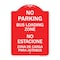 Signmission No Parking Bus Loading Zone No Entacionamiento Bus De Carga Zona, A-DES-RW-1824-23756 A-DES-RW-1824-23756 - alternate 1